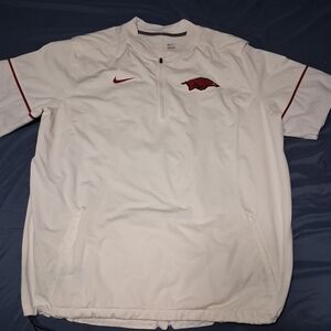 Nike White Men's Razorback Shirt